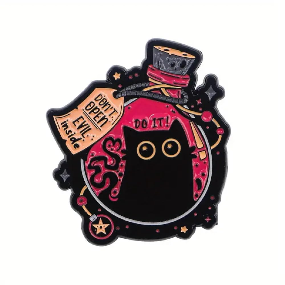 Amazon.com: Don't Open - Evil Inside Adorable Gothic Black Cat
