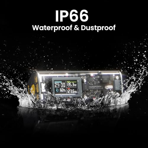 SHARGEEK 170 Power Bank 24000mAh 140W PD 3.1 con Screen Display, Batteria Esterna Portatile a Ricarica Rapida, Compatibile con iPhone 16/15/14, MacBook Pro, Computer Portatili e Altri Dispositivi - Gadget - Immagine 5