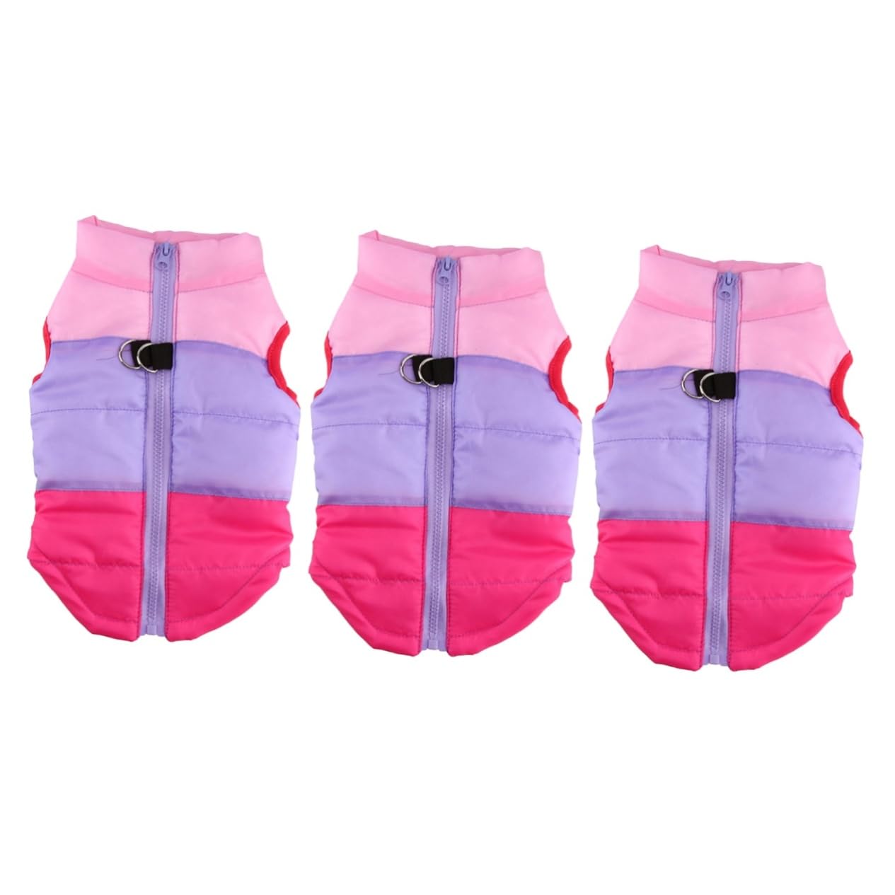 Veste hiver étanche pour chien Housoutil lot de 3 manteaux rosy