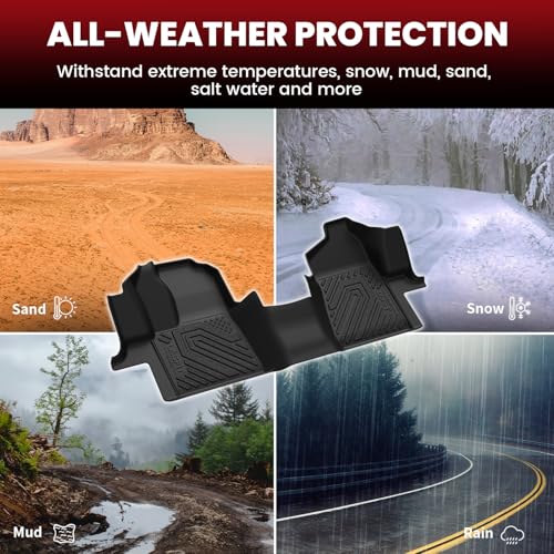 Image of LASFIT Floor Mat for Ford Transit 150 /250 /350 /350HD 2015-2021 Vinyl Floor