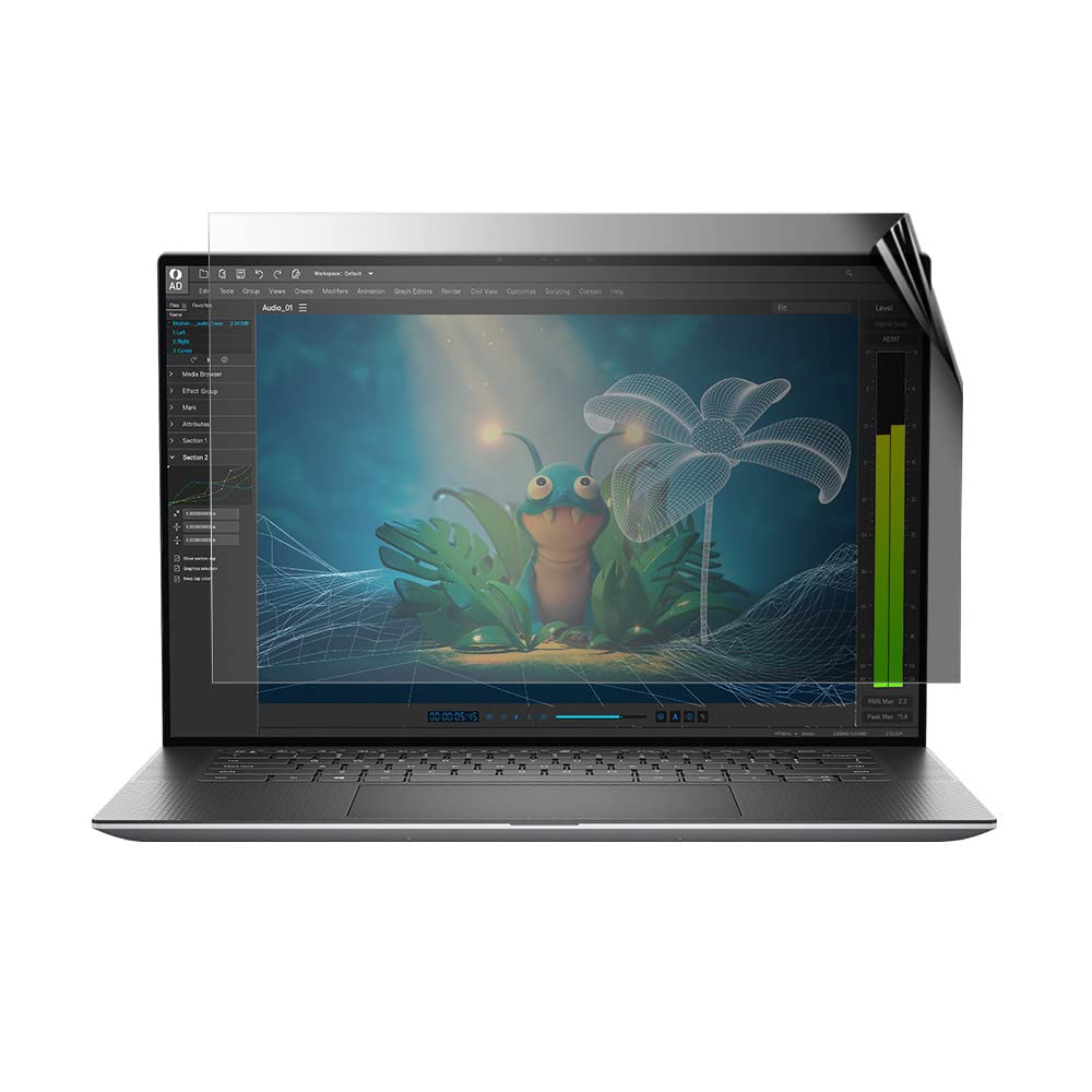 celicious Privacy 2-Way Anti-Spy Filter Screen Protector Film Compatible with Dell Precision 15 5570 (Non-Touch)
