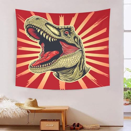 Tapiz de dinosaurios 3D KaleidoKit para transformar el cuarto infantil, 150cm x 200cm