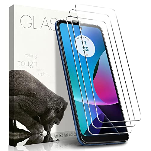 KLWAINM [3 Pack] Tempered Glass Compatible With Motorola Moto G Play 2023/ G Play Gen 2 Screen protector With 9H Anti Scratch Transparent HD Clear Bubble Free Case-Friendly Protective Film