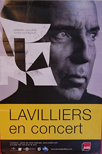 Affiche Lavilliers Samedi Soir À Beyrouth Édition Concert Impression Qualité 80X120