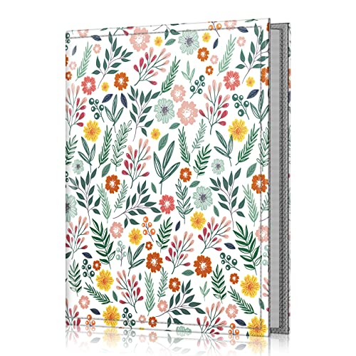 Fintie 10x15 cm Fotoalbum, Klein Fotoalben Zum Einstecken Hochzeit geburtstag jahrestag mit 26 Seiten für 52 Fotos, Urlaub Fotobuch, 4 X 6 Inch für Seiten, Frühlingblume