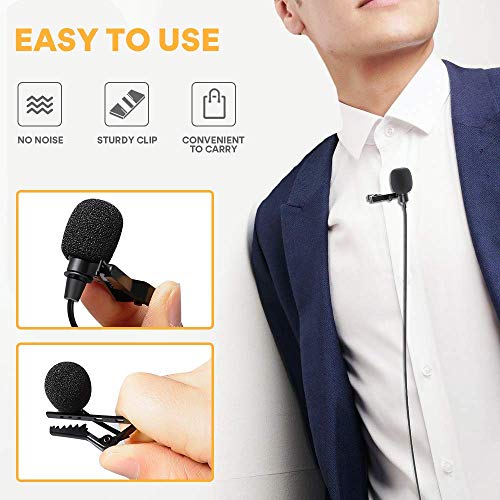 Image of Maizic Clip MicrophoneSupported iphone7 and iphone8 with Three Types of Connect Pin for YouTube
