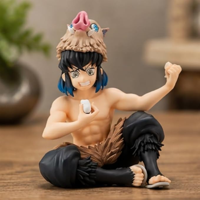 Image of Awestuffs Ino Eating Action Figure Limited Edition for Car Dashboard, Decoration, Cake, Office Desk & Study Table
