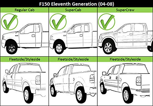 image for Evan Fischer Evan-Fischer Step Bumper Compatible with 2004-2006 Ford F