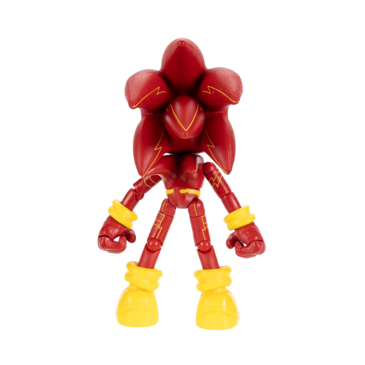 Figurine DC X Sonic Le Hérisson (Flash) 13 Cm – Articulation, Packaging Collector – Sous Licence Jakks Pacific