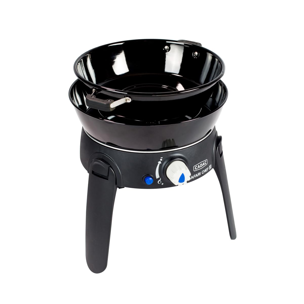 CADAC Przenośny grill gazowy Safari Chef 30 LP Powłoka ceramiczna Camping