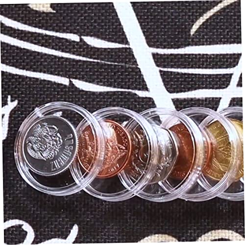 Capsule di monete 20mm Clear rotonde porta moneta