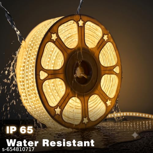 Image of ZALAR 20 Meter LED Strip Light Warm White, Flexible LED Light Strip for Home Decoration, Bedroom, Living Room, Diwali & Festival Decoration, Low Flicker