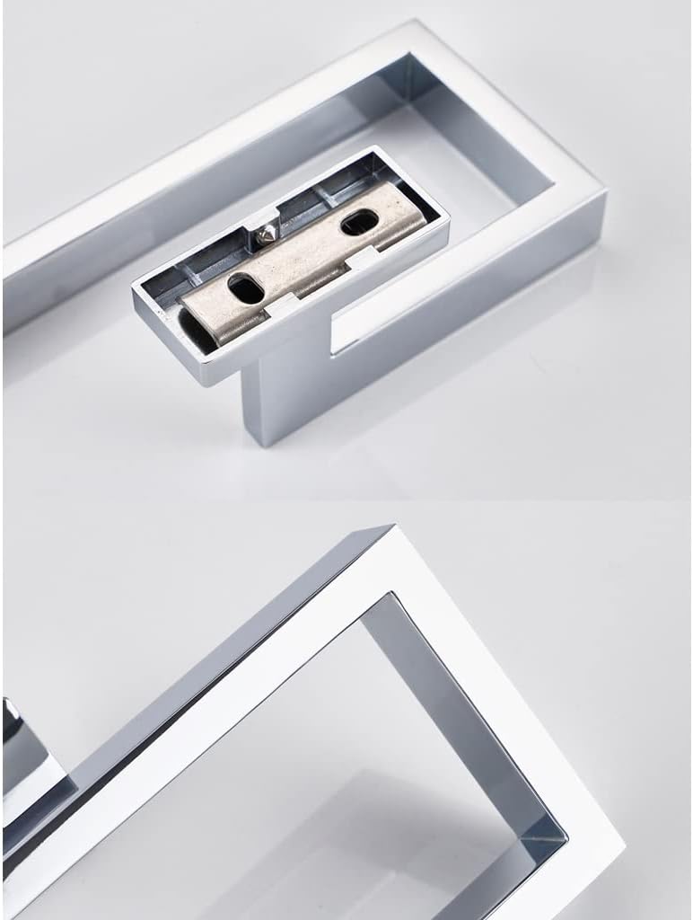 LSLYTQ All Copper Towel Ring, Bathroom Square Hand Towel Holder, Nordic Hardware Pendant, Bathroom Towel Hanger