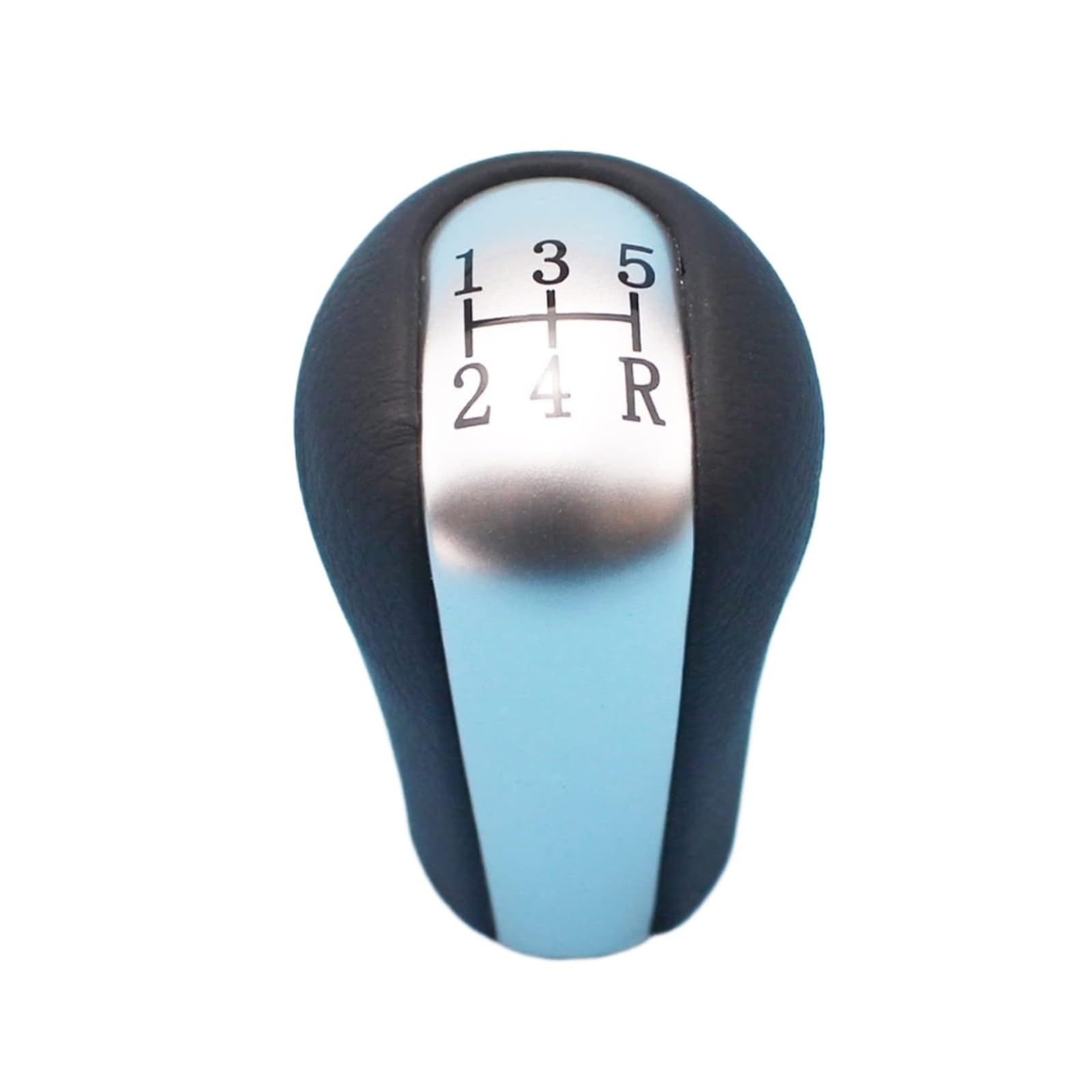 Trash Bin 5 Speed Knob Car Gear Shift Knob For Toyota For Corolla For Verso For Rav4 For Yaris Car Gear Shift Knob Gearshift Shifter Lever Stick Silver Pu Leather