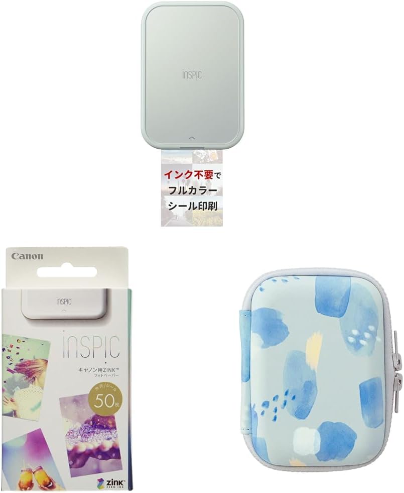 新品　3個セット　キャノン　iNSPiC用 用紙 ZINK フォトペーパー キヤノン Canon スマホプリンター用 ZINKフォトペーパー 50枚入り 新品