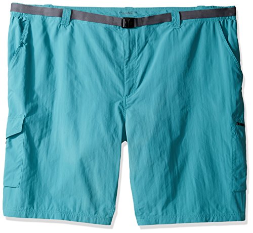 Image of Columbia Men's Regular Fit Shorts (AM4723 Cypress Heather Camo Print 40)