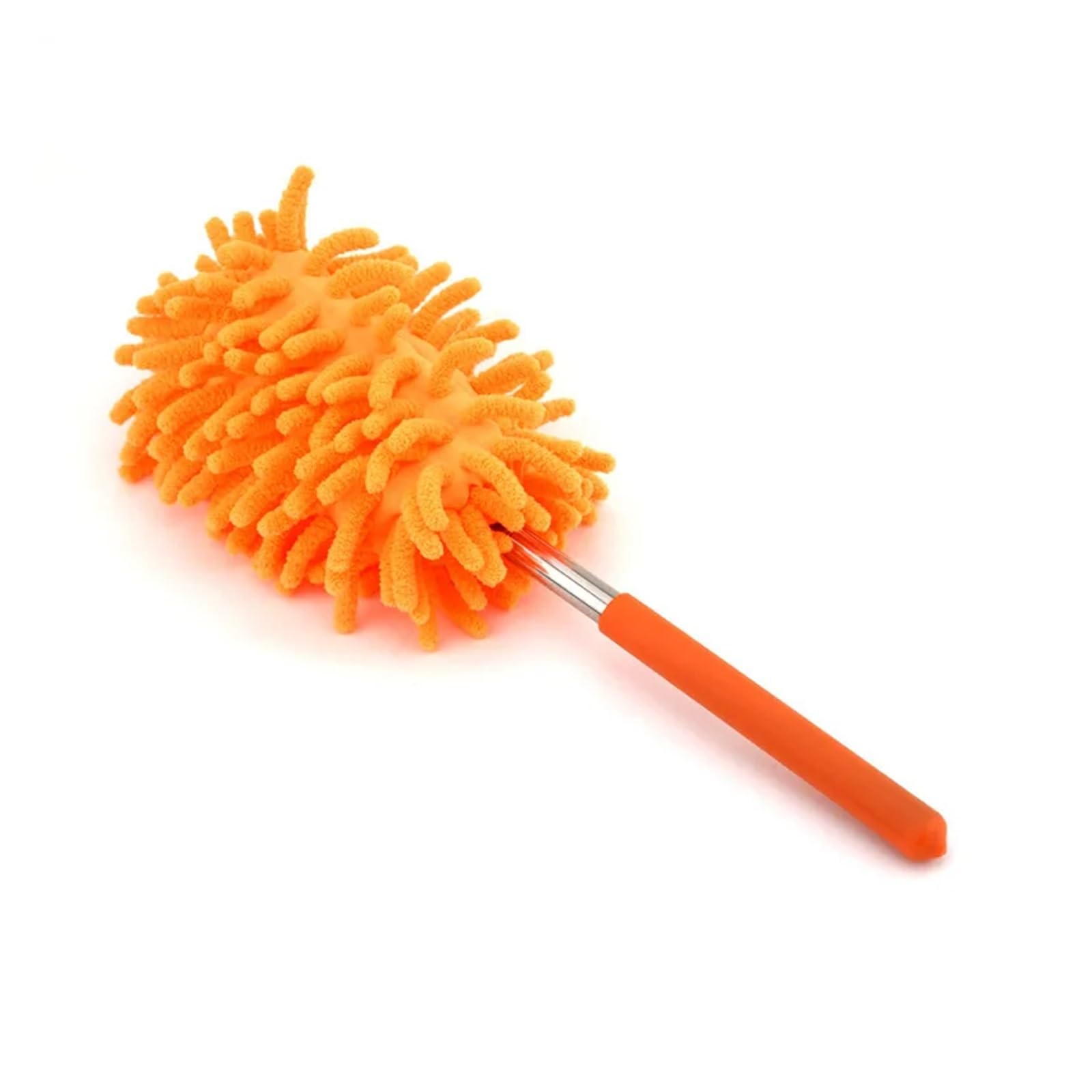 Feather Duster 1PC Household Feather Duster Retractable Removal Brush Cleaning Sweeping Adsorption(Red)