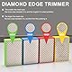 Jortmrd 4 Stück Diamant Handpolierpads, Diamant Schleifpad, Fliesen Schleifblöcke Polierpads, Glas-Schleifpads für Granit, Marmor, Keramik | Körnung 60# 100# 200# 400#