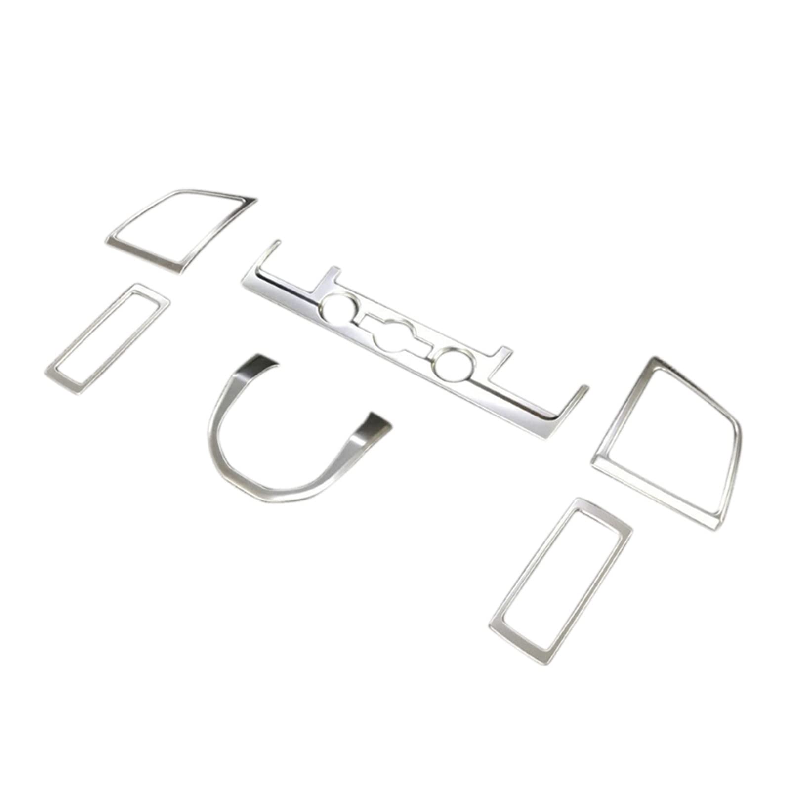MENGKE Ajuste for Volkswagen Transporter (T6) Caravelle 2017 2018 2019 Set de bobholte de Acero Inoxidable Conjunto de Accesorios for automóviles Interior 6pcs