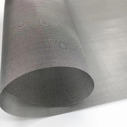TGBHM Stainless Steel Window Screen Roll 304 Stainless Steel Woven Wire Mesh Vent Screens for Windows&Doors for Replacement Window Screens,0.9x1m