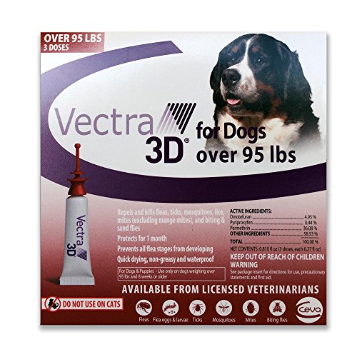 Vectra 3d Red 3pk Flea Tick Control For Dogs Over 95lbs Buy Online In Brunei Vectra 3d Products In Brunei See Prices Reviews And Free Delivery Over Bnd100 Desertcart