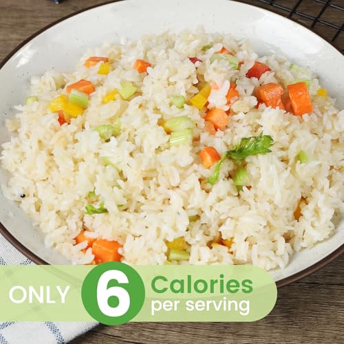 Image of Hethstia Konjac Shirataki Rice, 10 Packs, Low Carb, Ready to Eat | Keto-friendly, vegan, gluten-free, zero sugar, fat free, low calorie, rice substitute for healthy meals