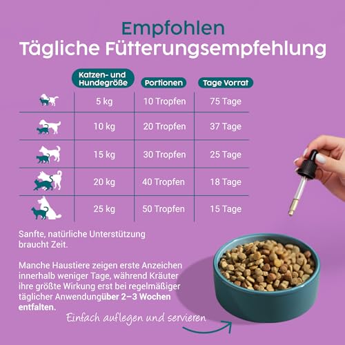 Zanipro Hustensaft Hund & Katze – Kennel Husten (Zwingerhusten) Behandlung, Erkältung & Schnupfen, Atemwege Unterstützung, Nasentropfen & Hustentropfen für Hunde und Katzen -Tinktur, 50 ml