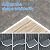 Jaspond Flexible Quarter Round Molding, 59Inch Self-Adhesive Silicone Rubber Trim Molding, Peel and Stick Quarter Round Trim Bendable Molding Trim for Floor, Bathrooms, Kitchens, Countertops