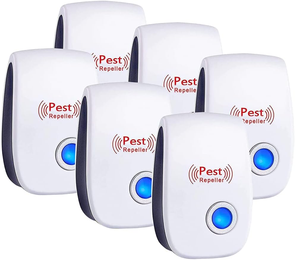 (6 Pack) Ultrasonic Pest Repeller, 2023 Electronic Mouse Repellent Plug