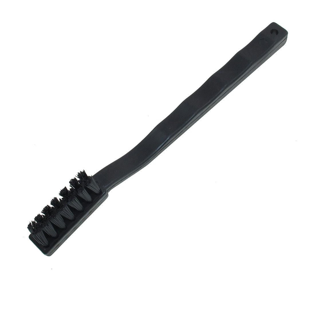 Aexit Waved Plastic Electrical equipment Handle PCB Circuit Board Anti Static Brush Black 7.1