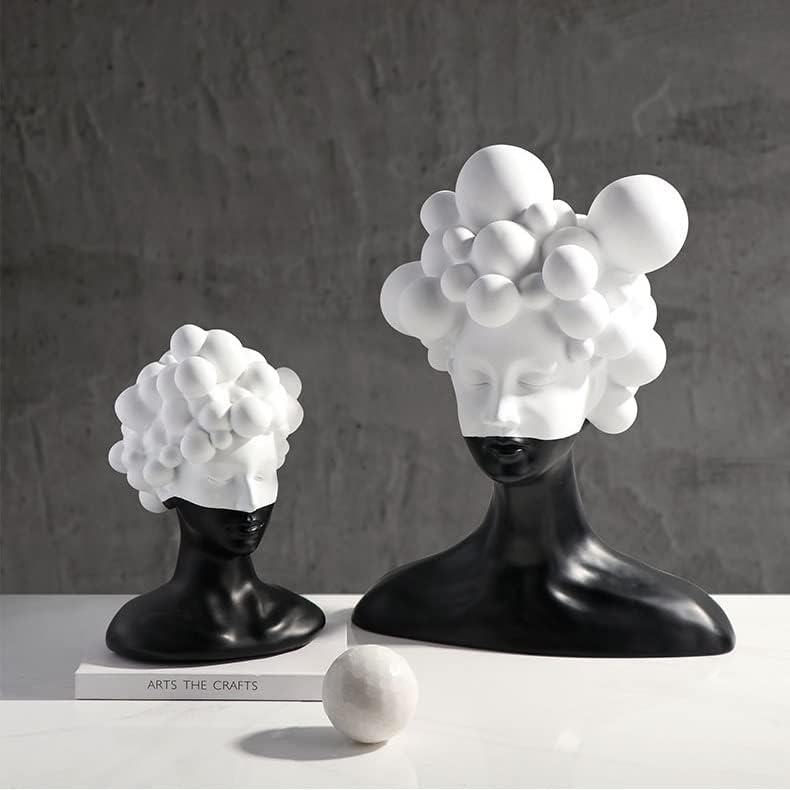 Miniatura 5 de Estatua china de feng shui, escultura moderna de arte abstracto, escultura simple y creativa, decoración de sala de estar, interior, porche,