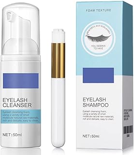 Eyelash Extension Cleanser, Lash Shampoo for Eyelash Lash Shampoo Cleaner Eyelash Extension Shampoo For Eyelashes Cleansing Extension Cleanser Remover, Salon and Home Use
