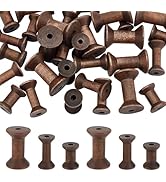 Amazon.co.jp: BENECREAT 16個 アンティーク 木製 空糸巻き 50mm