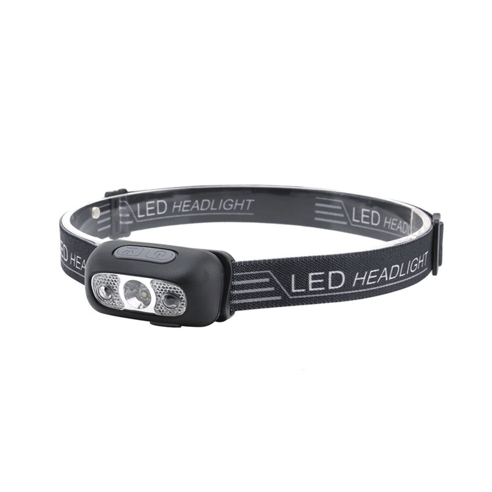 Latarka czołowa mini ładowalna LED reflektor czujnik ruchu reflektor kemping latarka czołowa latarka lampa z USB