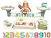 TOP BRIGHT Giochi Matematici per Bambini — Giochi Educativi per Bambini — Gioco Bilancia Matematica con Simpatico Orso, Muffin e Monete — Numeri e Abilità Matematiche —Gioco di Finzione per Famiglia