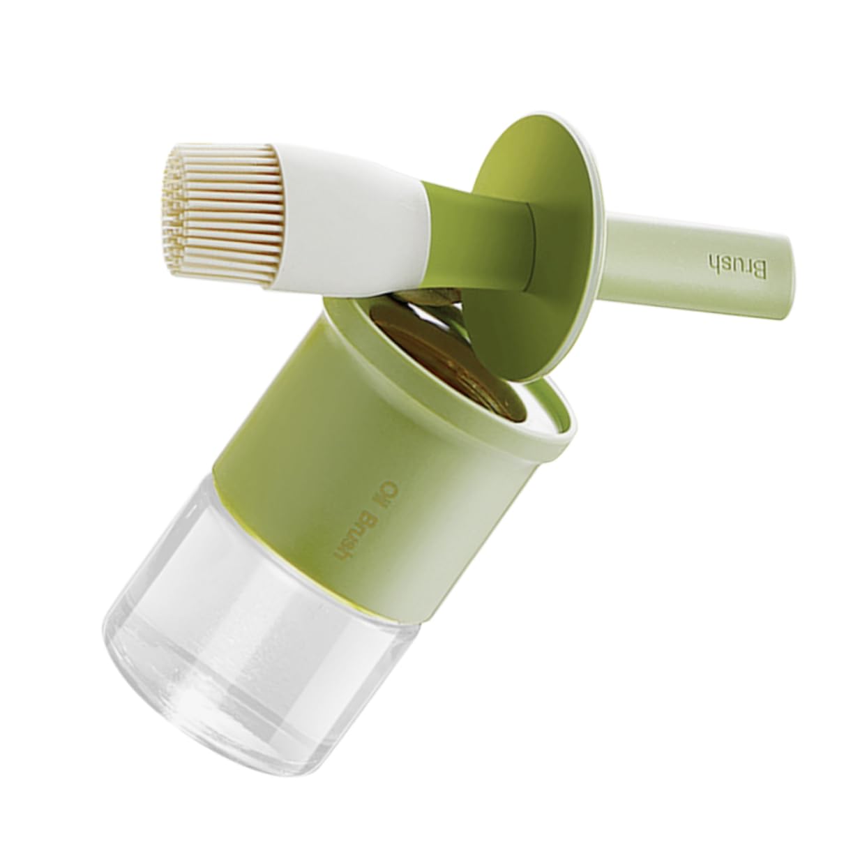 JOINPAYA Basting Brush with Silicone Bristles and Oil Bottle High-temperature Resistant Pastry Brush for Bbq and Baking for Marinades Sauces and Oils