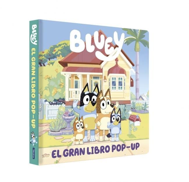 Bluey. Libro de cartón con solapas - El gran libro Pop-up de Bluey (Pequeñas manitas)
