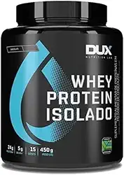 Whey Protein Isolado Chocolate Pote 450g – Contribui para os Resultados e Auxilia a Recuperação Muscular – Dux Human Health