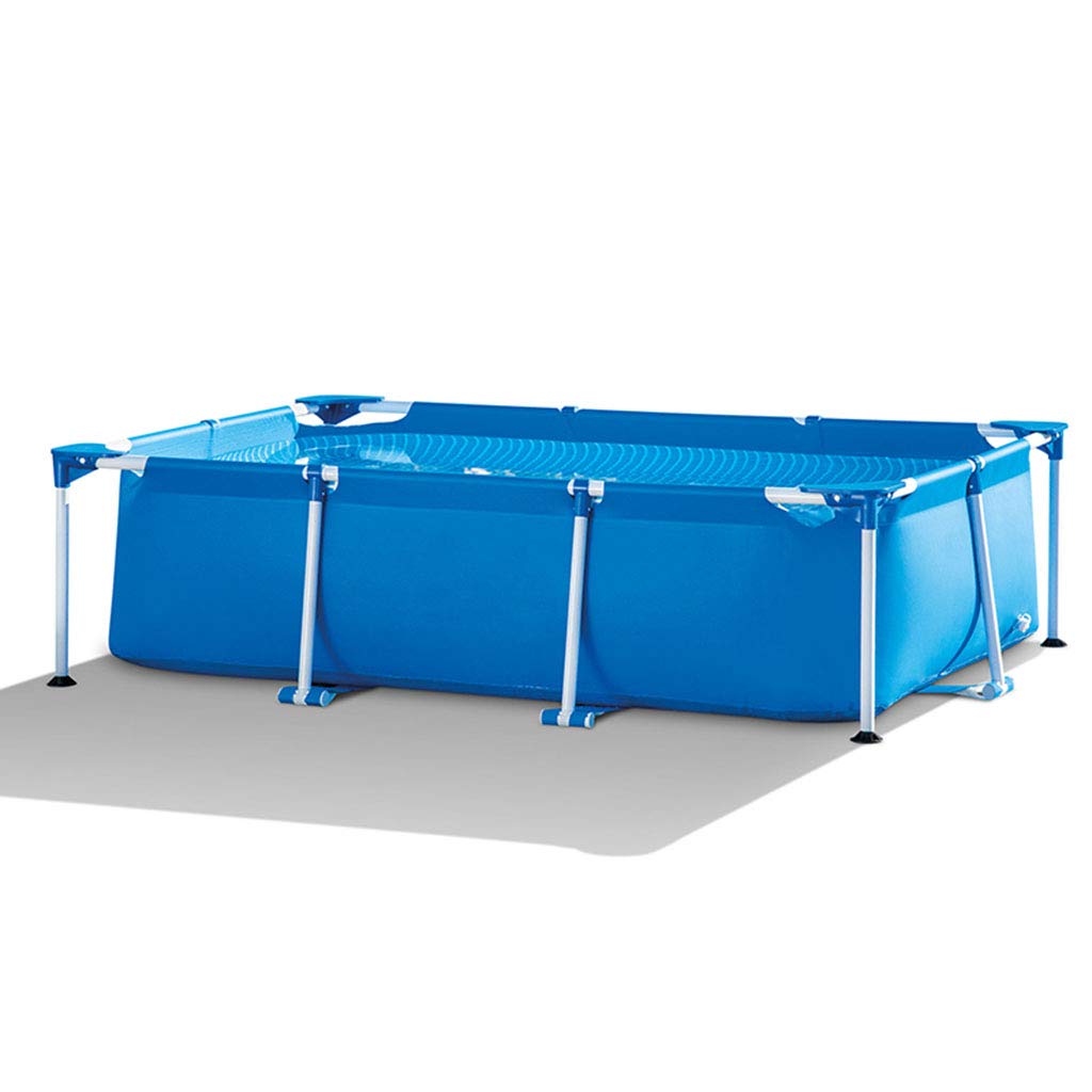Rectangular Frame Above Ground Backyard Swimming Pool Kiddie Paddling ...