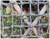 Nylonseilnetz,Baumhausschutznetz Outdoor-Spielplatz Hochleistungssicherheitsklettern für Kinder Kind Erwachsene Fitness Schaukel Leiter Kletternetz Auto Deck Ladung Festnetz Rennbahnzaun Gartennetze