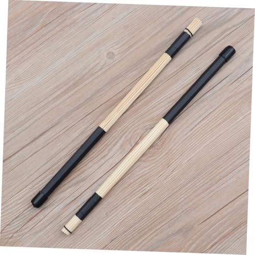 Baquetas de bambú VANZACK para jazz y música folk, varillas ligeras para batería, color negro, para tocar a bajo volumen miniatura 7