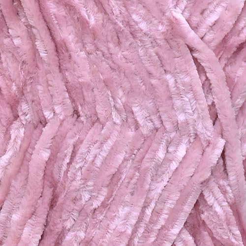 Image of M.G Chunky Velvet Yarn, Gulmarg X 400 GMS - Best Used with Knitting Needles, Crochet Needles - Wool Yarn for Knitting - H Art-BABH