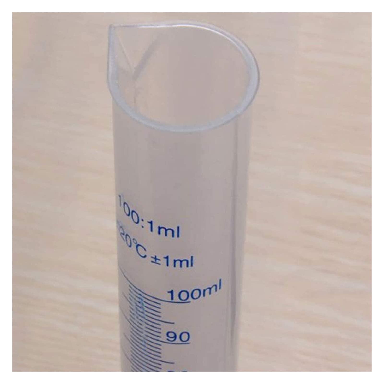 Euvoym Cilindro Graduato 100ml - Misuratore Liquidi Da Laboratorio, Plastica PP - Foto 12