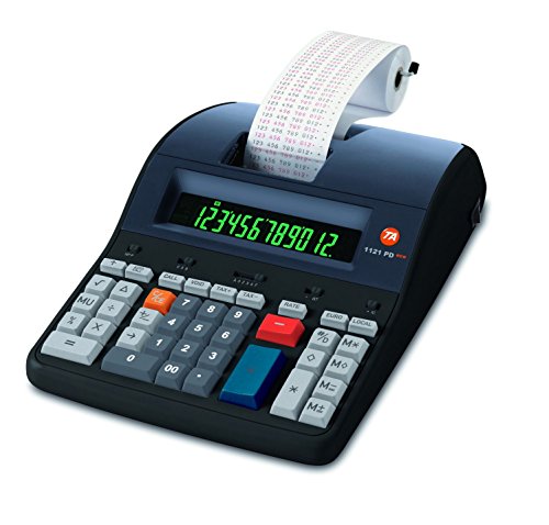 Triumph-Adler B4997000 Tischrechner Druckender, 12-stellig, schwarz