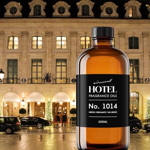 AirScent Hotel Diffuser Oil No. 1014 - The Iconic 5-Star Hotel Coastal Blend - Lemon Bergamot Sea Breeze - Fragrance Oil for Ultrasonic and Waterless Diffusers and Crafting - 500 mL - Image 6