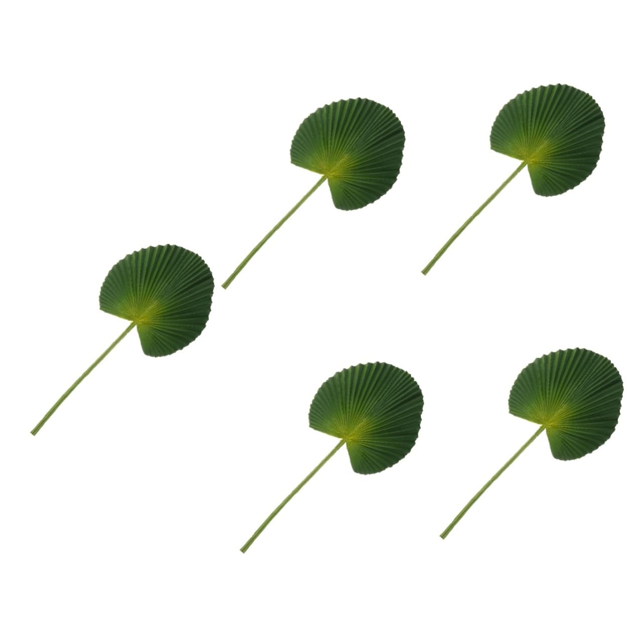 IMIKEYA 5pezzi Decorazione Floreale Artificiale Con Foglie Di Palma e Banana Composizione Realistica Per Feste Tropicali e Matrimoni Di Foglie Faux Per Atmosfera Accogliente e Unica