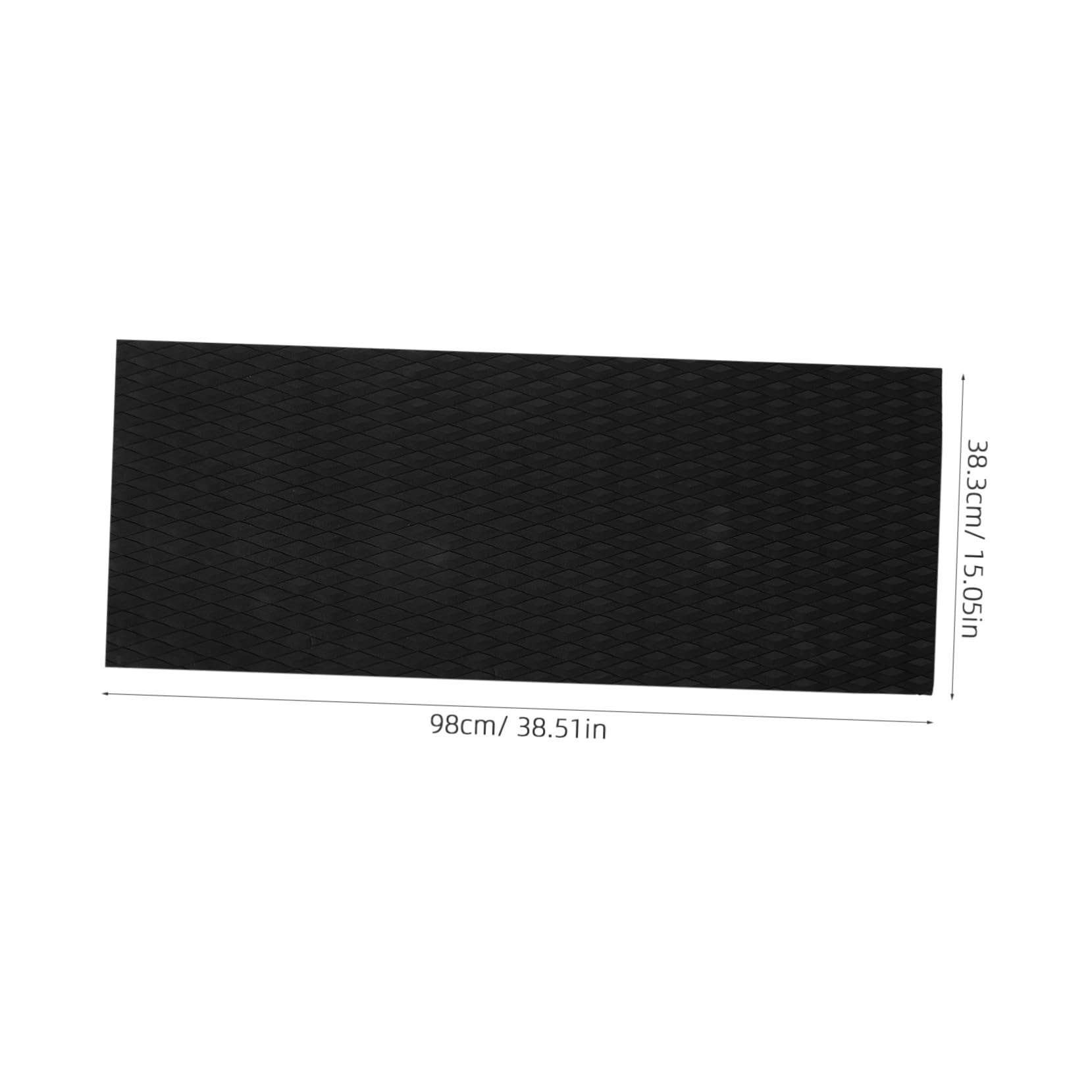 BESPORTBLE Non-Slip Mat Surfboard Traction Mats Surfboard Tail Pads Blue Surf Traction Pad Surfboard Traction Pads Grip Surf Non-Slip Pads for Surfboard Replacement Accessory Anti Black