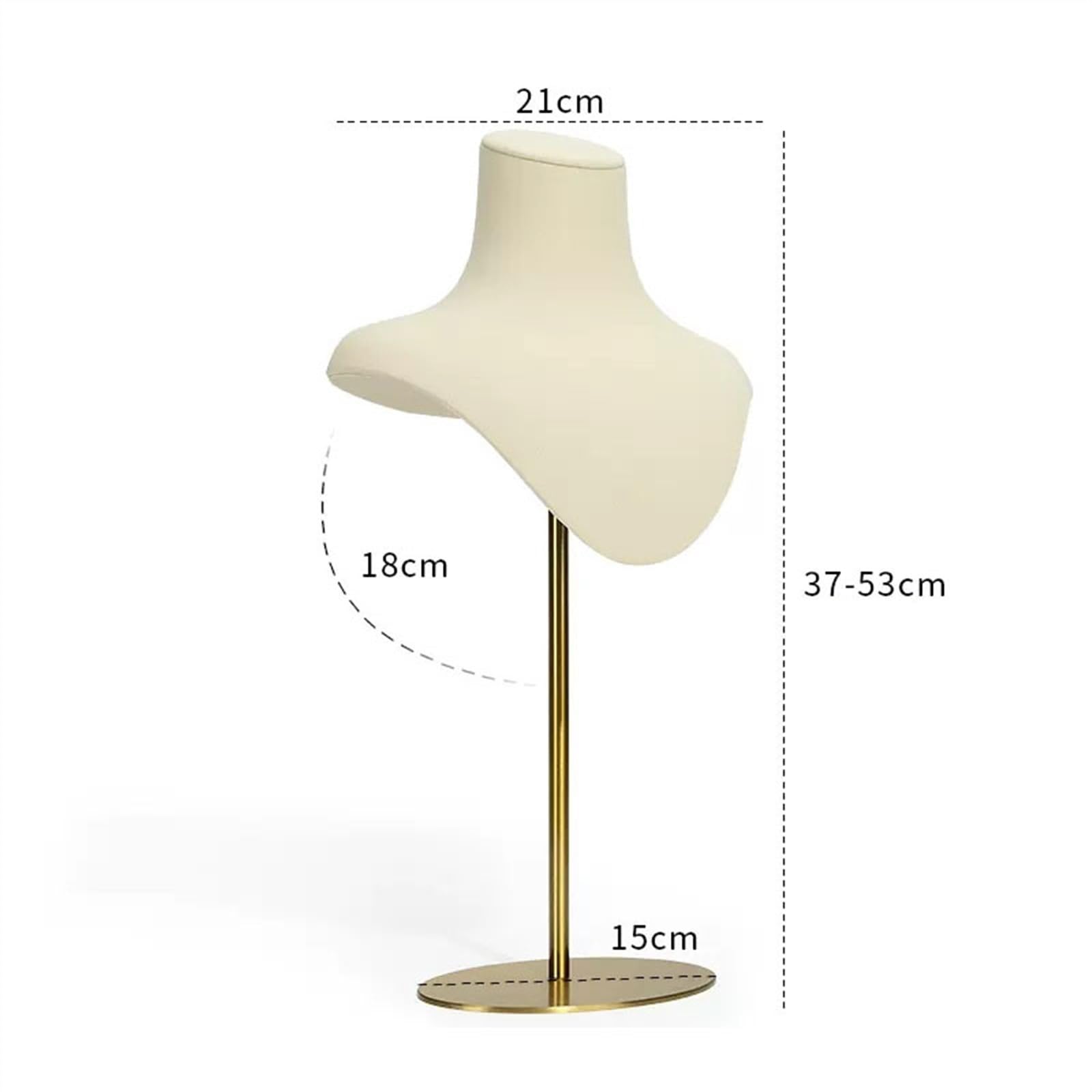 Zwarte flanellen ketting display, sieraden hanger organisator display stands, beschermen sieraden, niet gemakkelijk te vervormen, zacht flanel materiaal, voor ketting, sieraden, hanger ketting, 11 x 7