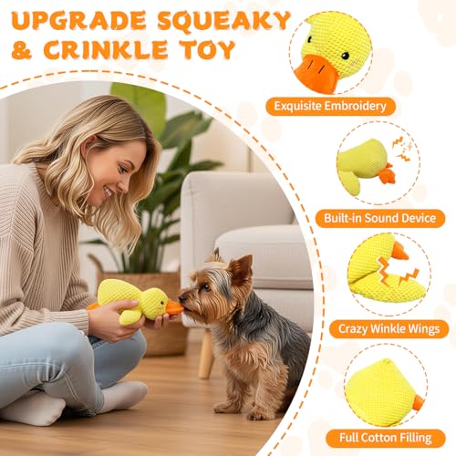 Juguete Calm Dog Duck y Pulpo Sonoro para Perros Pequeños miniatura 3