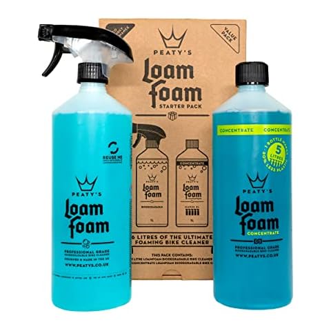 Paquete de inicio de limpieza de bicicletas con espuma de marga de Peaty Cover